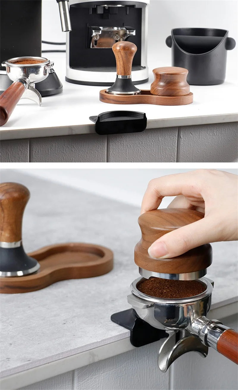 Espresso Coffee Silicone Mat Non-slip Press Tampering Holder Corner Mat for 51/53/58mm Tamping Barista Tools Coffee Accessories